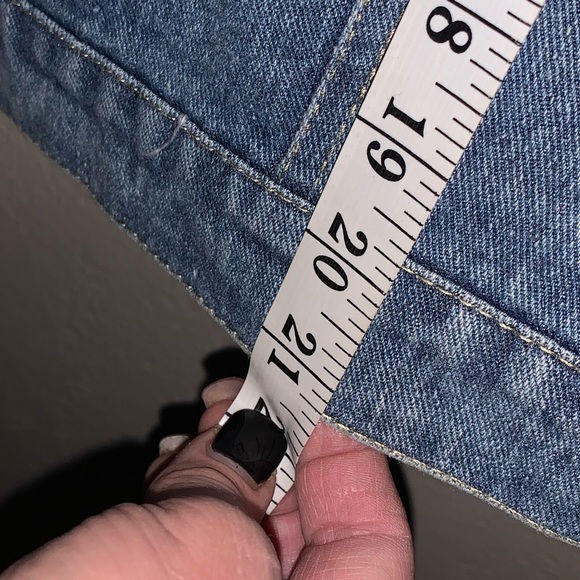 Women’s Distressed Silver Sequin Blue Denim Jacket NWT - Picture 9 of 9